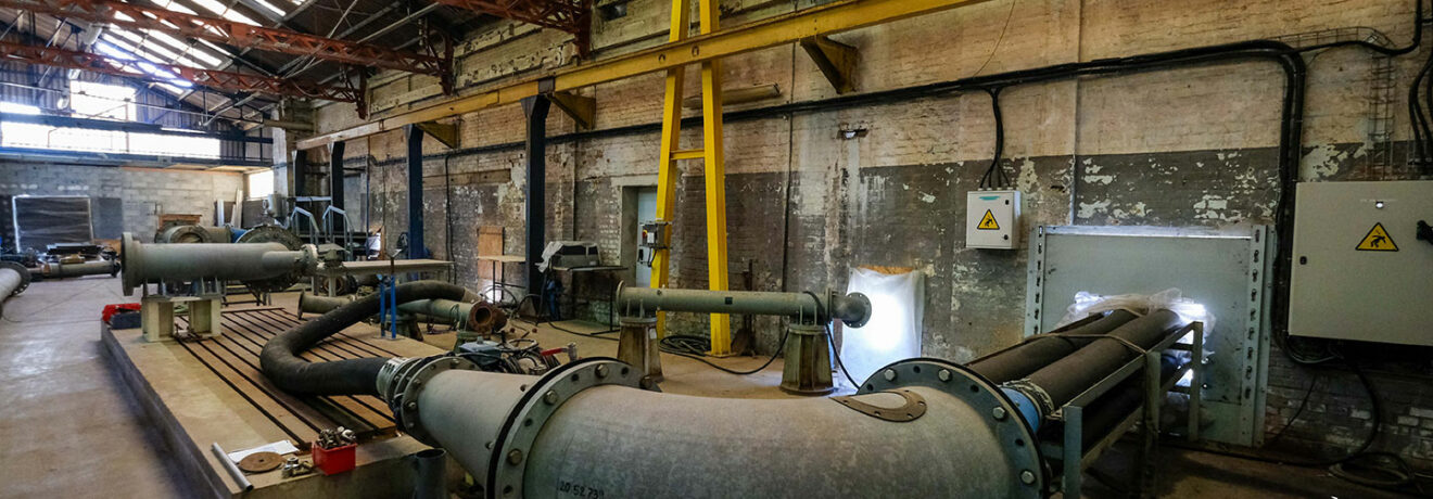 Pump workshop area